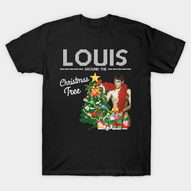 Louis Theroux Around The Christmas Tree T-Shirt by Rebus28